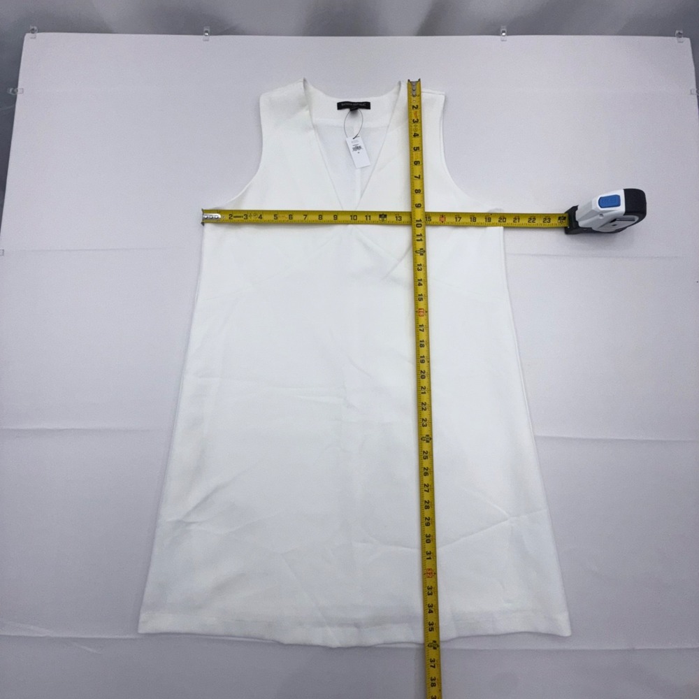 NWT Banana Republic V-Neck Bi-Stretch Mini Shift Dress Size 10 A-Line Sleeveless - Picture 4 of 10